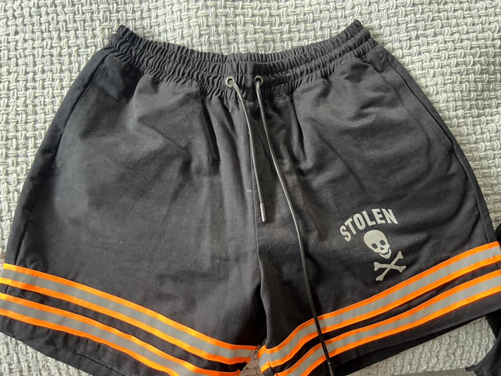 Stolen Girlfriends Club Black Orange Shorts