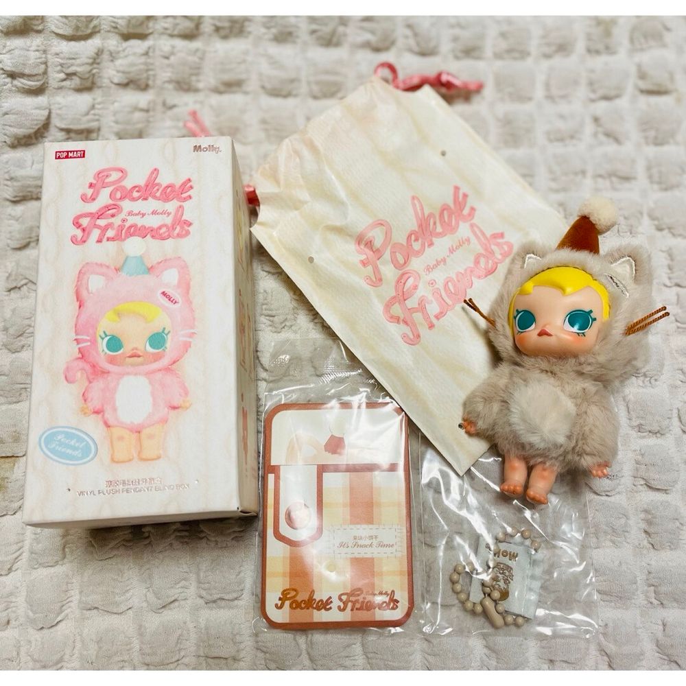 キーホルダー・アクリルキーホルダー POPMART Baby Molly Pockets Friends キーホルダー・アクリルキーホルダー POPMART Baby Molly