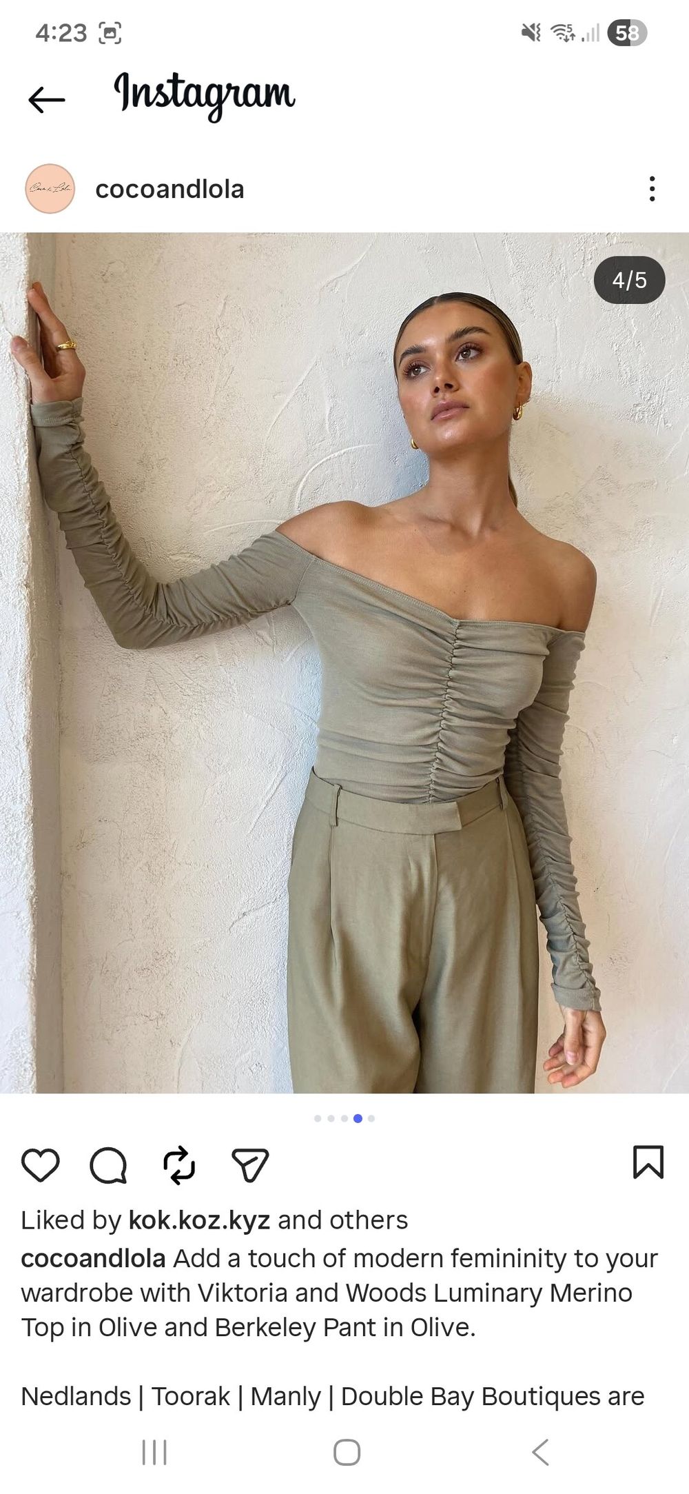 Viktoria and Woods Luminary Merino Top