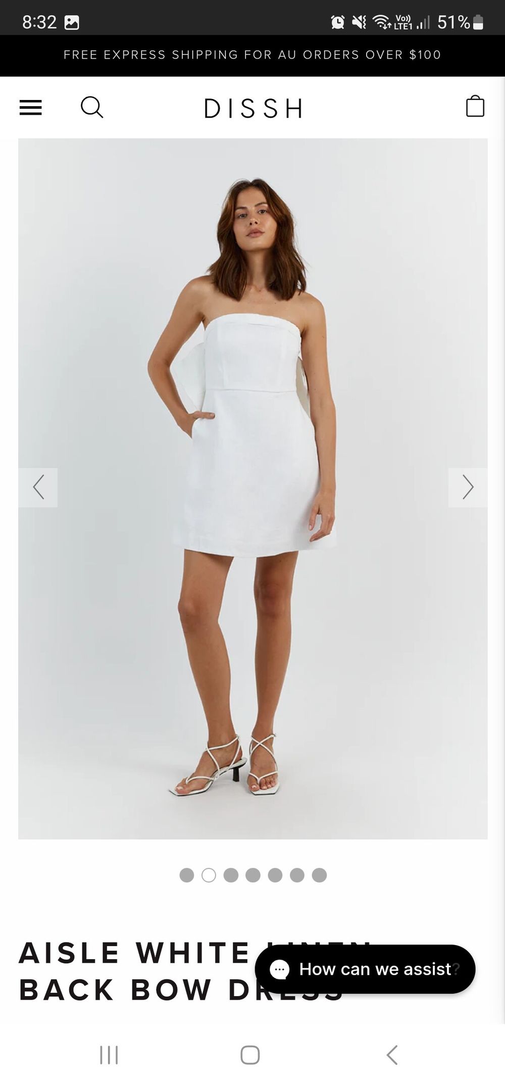 chinese dress ladies Dissh Aisle Linen Dress, White  Plus One Dress Hire