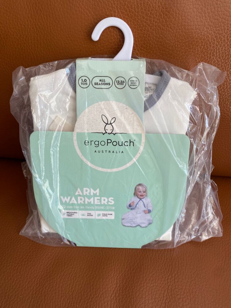NEW! Ergopouch 12-36mths 1.0 TOG Arm Warmers For A Good Night’s Sleep All Year Round