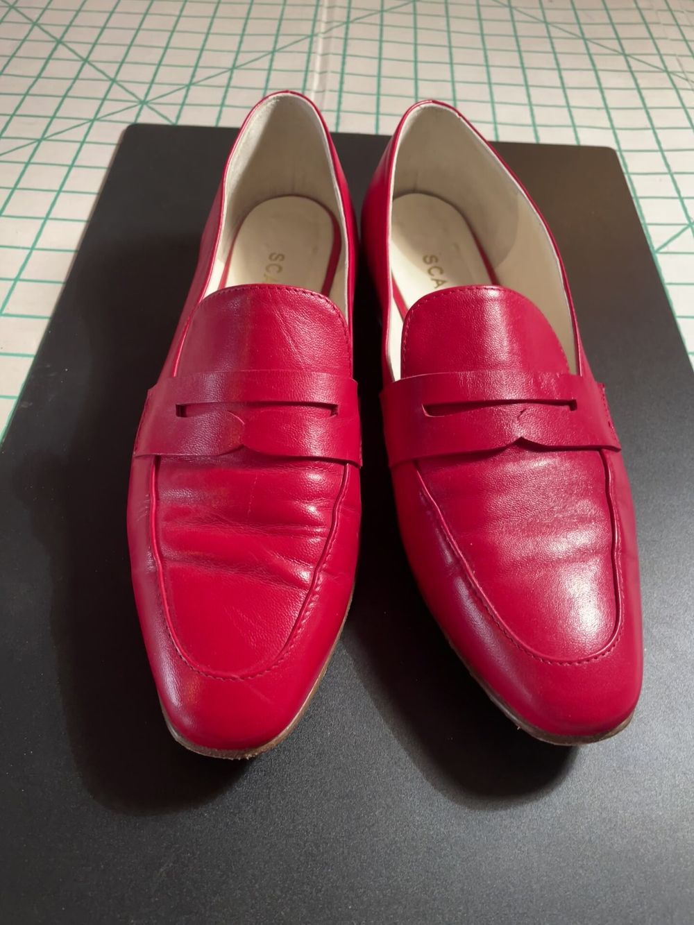 Classic Red Loafer Shoe