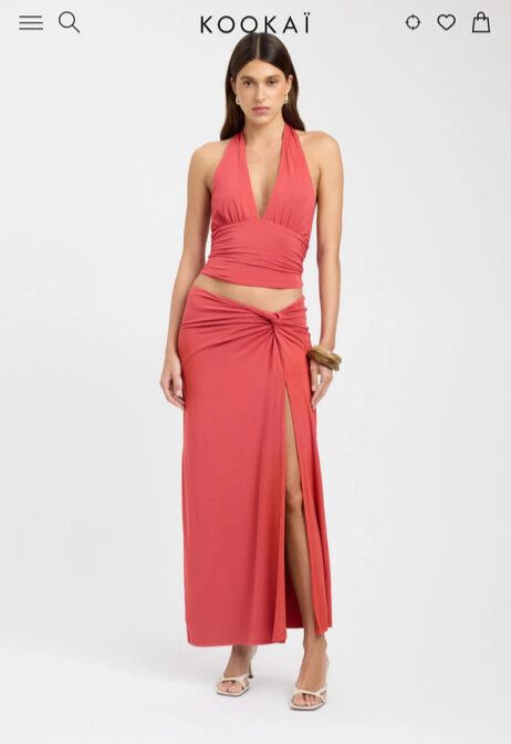 Kookai - Hot Pink/Red Kookai Set on Designer Wardrobe