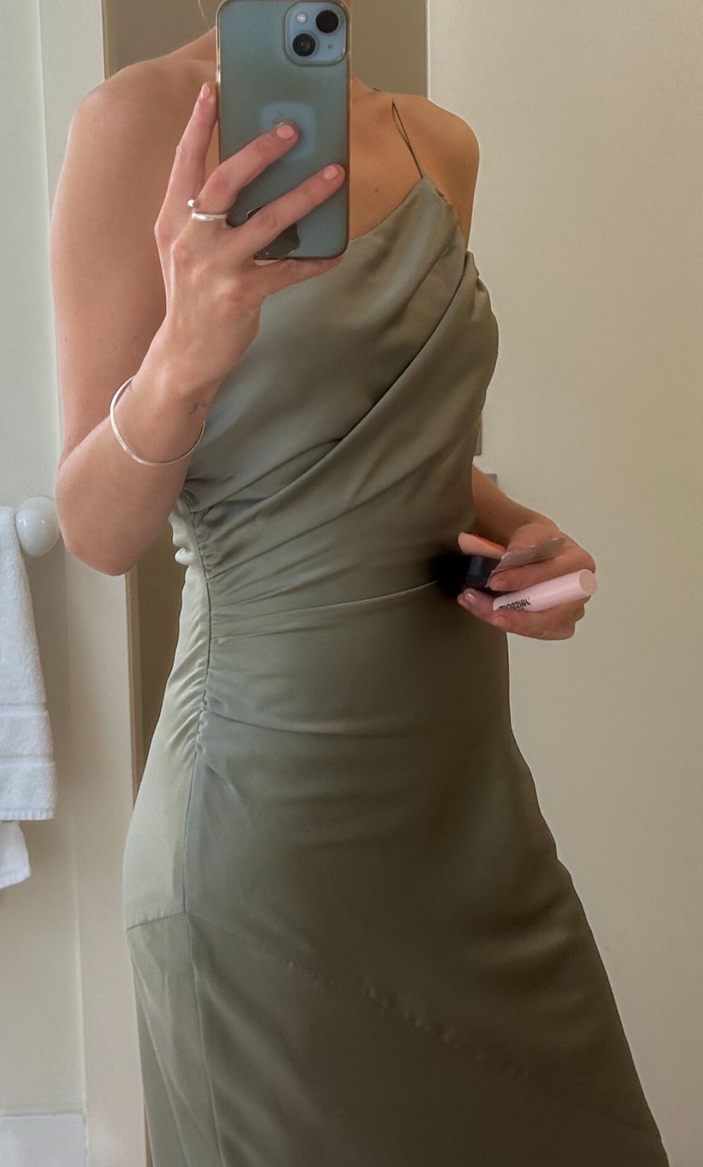 Shona Joy - luxe asymmetrical gathered maxi dress on Designer Wardrobe Shona Joy - luxe asymmetrical gathered maxi dress on Designer Wardrobe