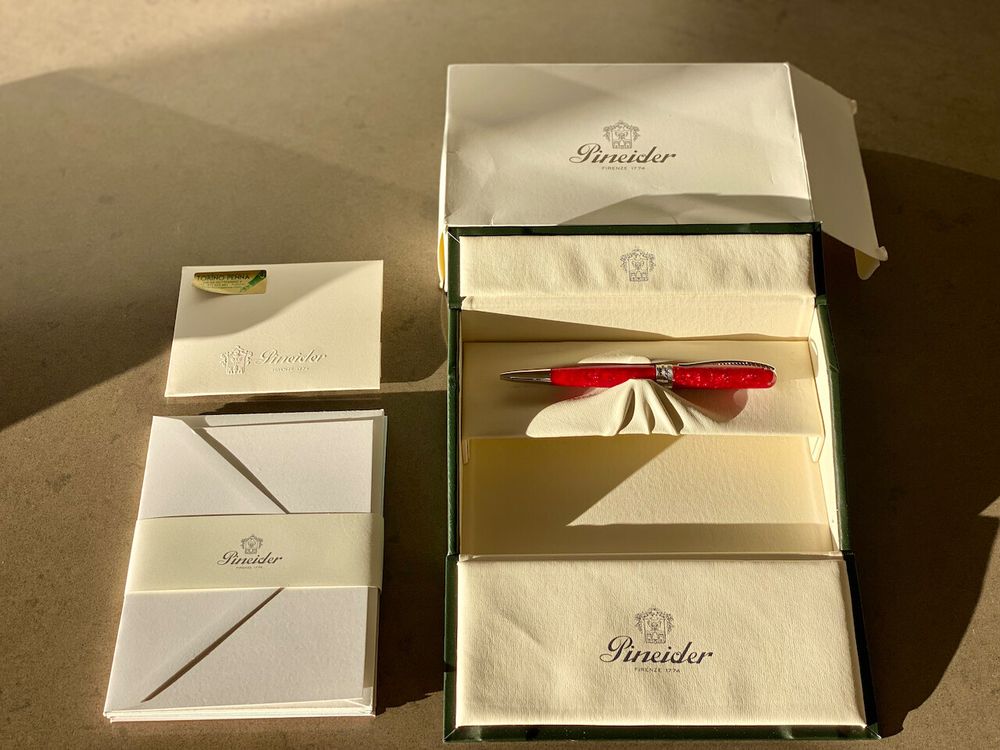 PINEIDER Avatar UR Ballpoint Pen (Devil Red Color Firenze 1774)