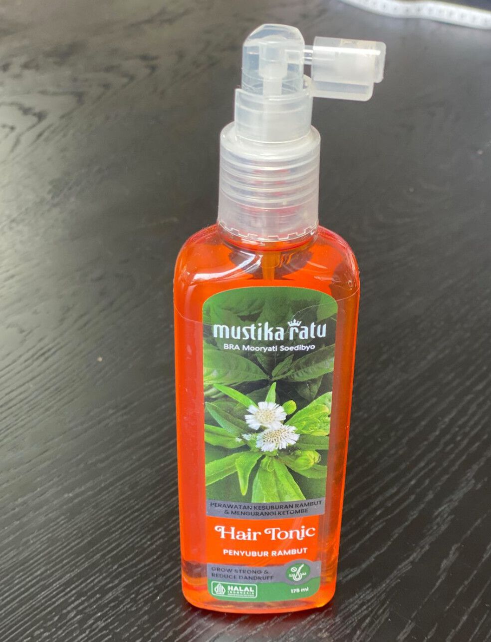 MUSTIKA RATU Herbal Hair Tonic 175ml Cinchona & Eclipta Alba Extracts