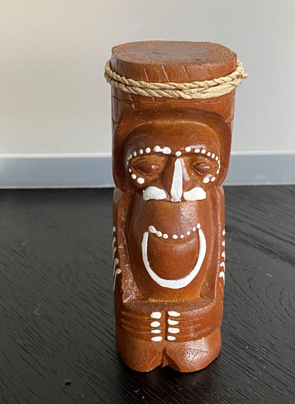 Miniature copy of Kanak (New Caledonia) ancestral sculpture
