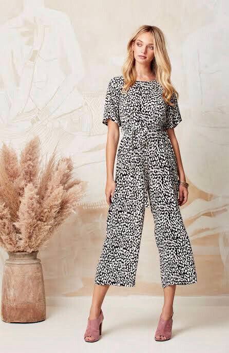 Mister Zimi Black White Playsuit