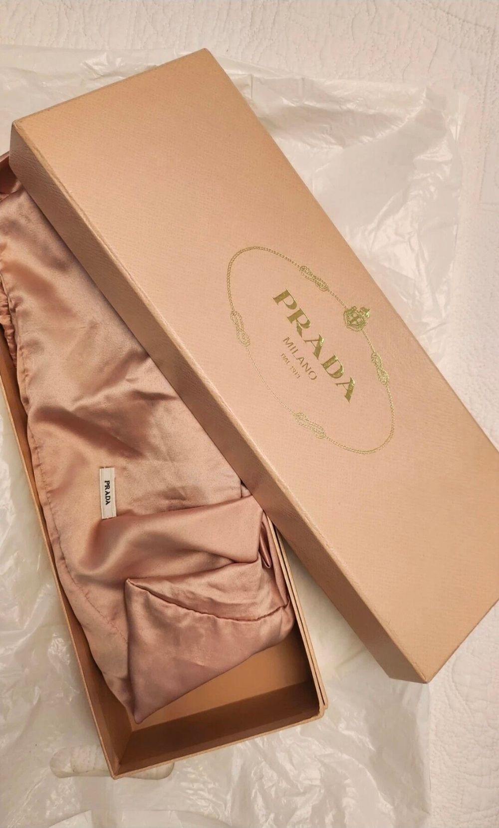 Prada Paillettes Clutch Include Box and Dust Bag