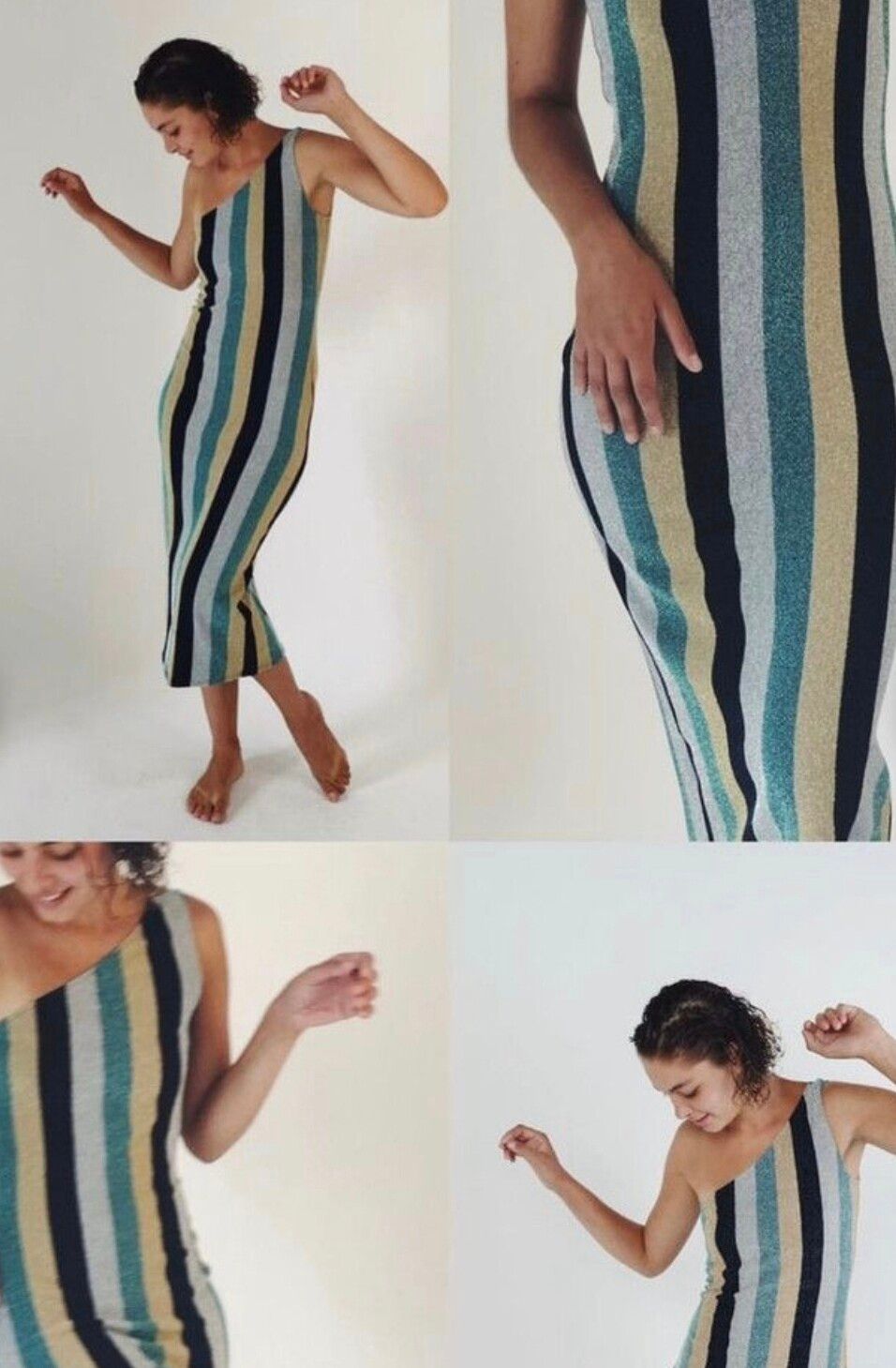 Angie Xylas one shoulder dress