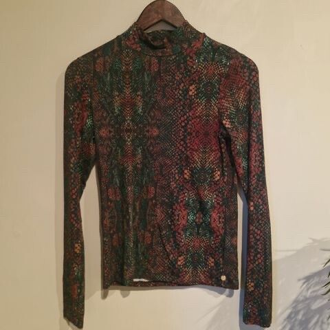Scotch & Soda Animal Print Long Sleeve Top