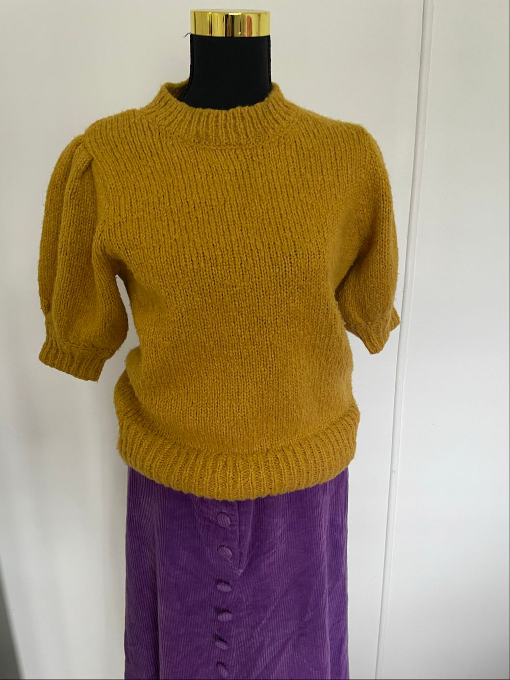 Karen Walker Mustard Knit Jumper