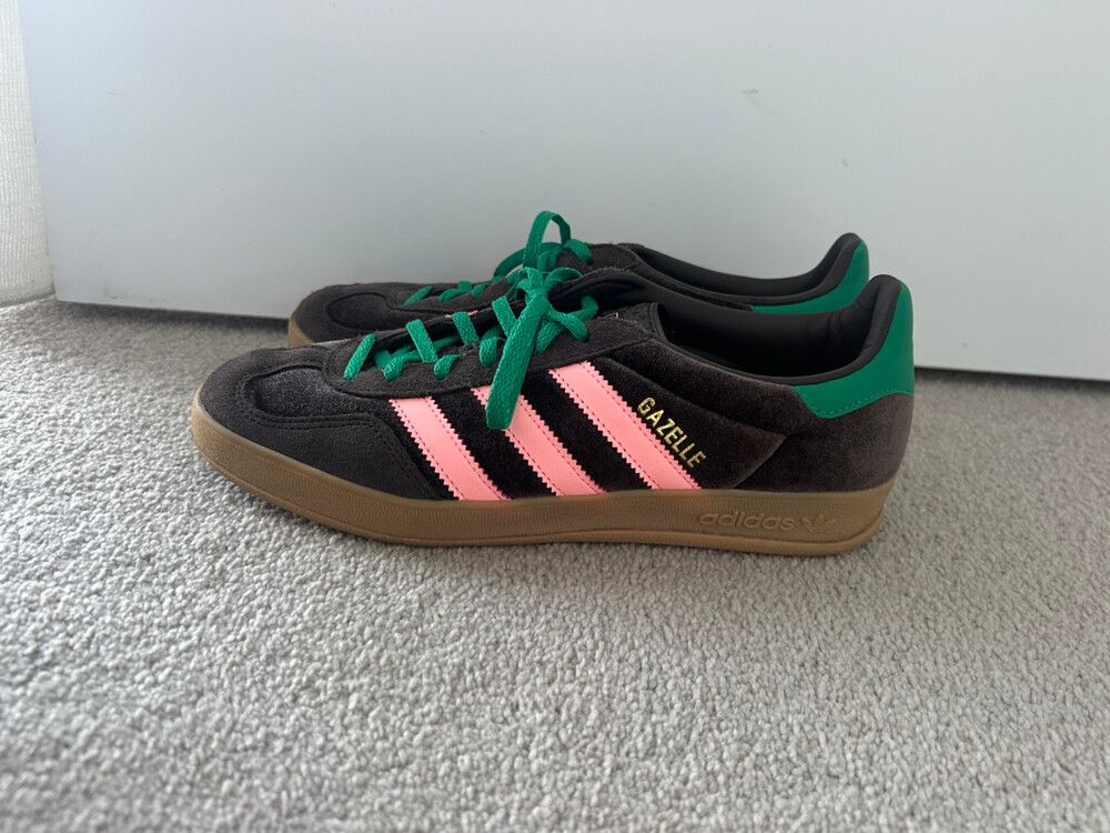 adidas gazelle silver green womens adidas Juniors' Gazelle Bold Silver Violet / Almost Pink main image 0