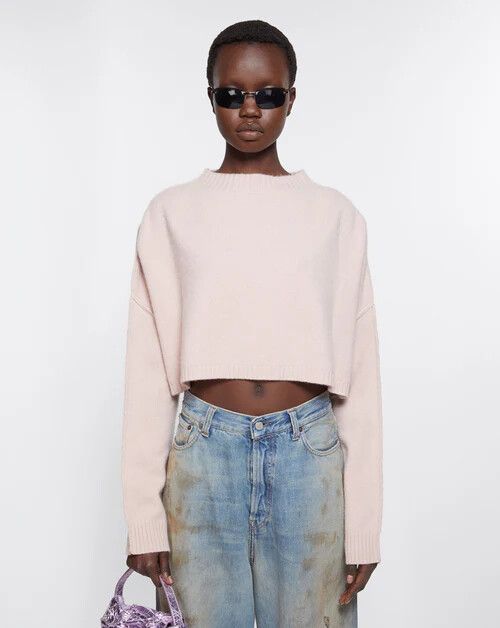 ACNE STUDIOS Cropped Cashmere Sweater