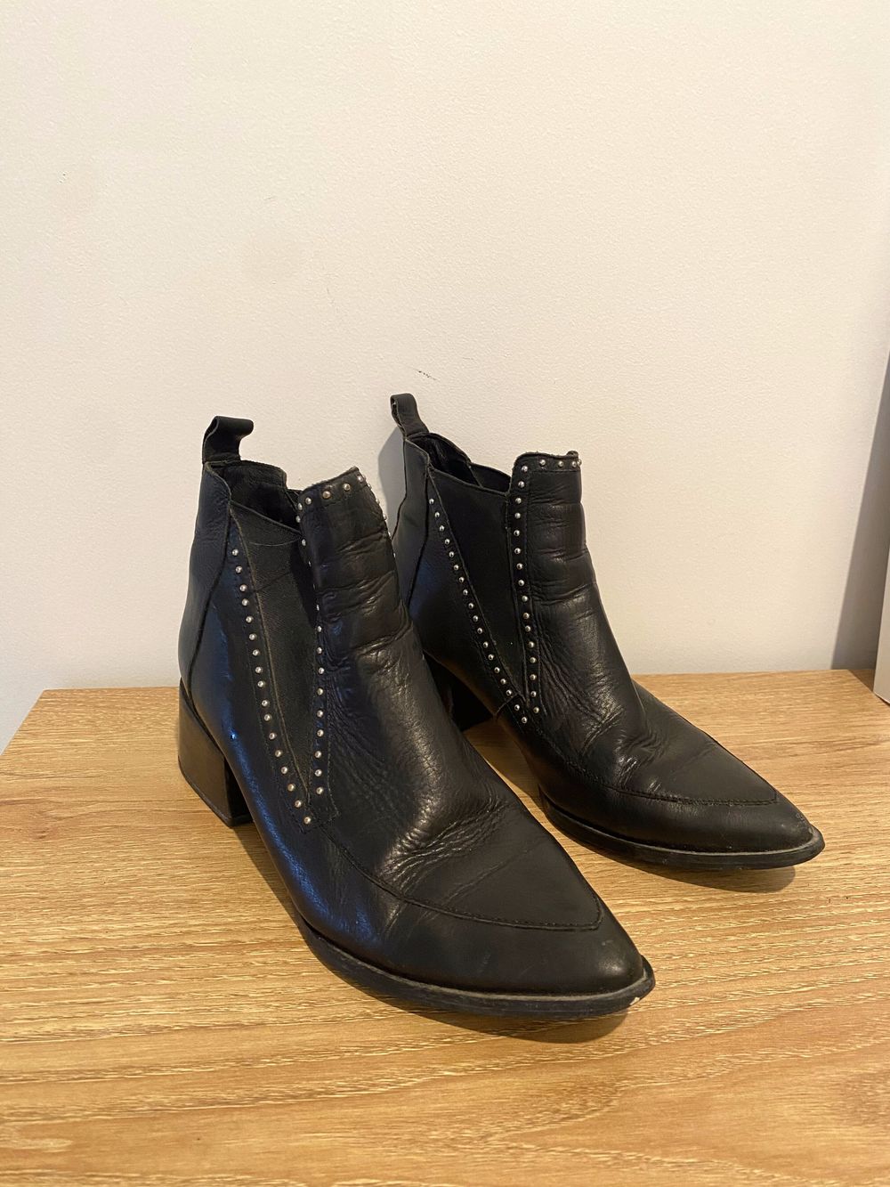 Sol Sana leather boots with studs (38)