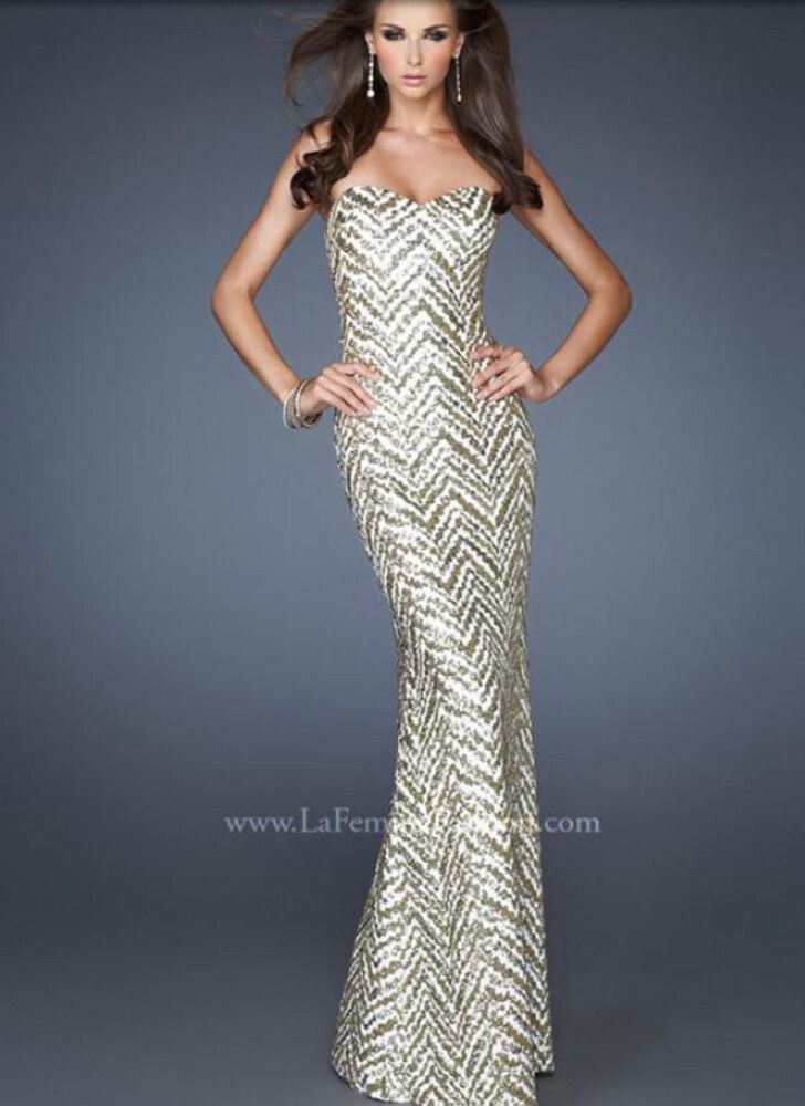 La Femme - La Femme Sequin Gown on Designer Wardrobe