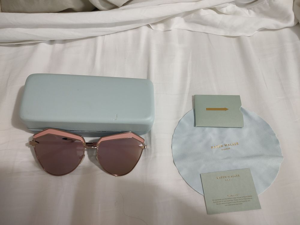 Karen Walker Pink Sunglasses
