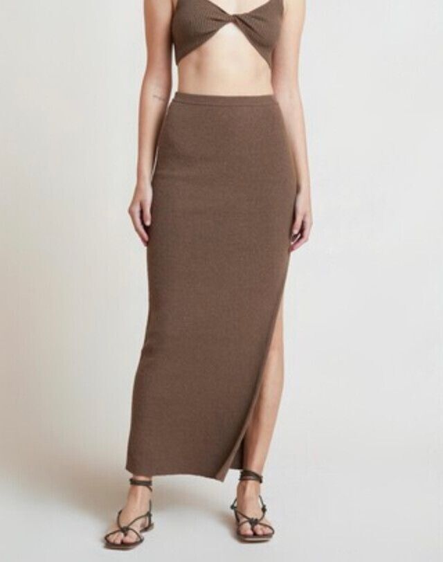 Zahara Knit Midi Skirt