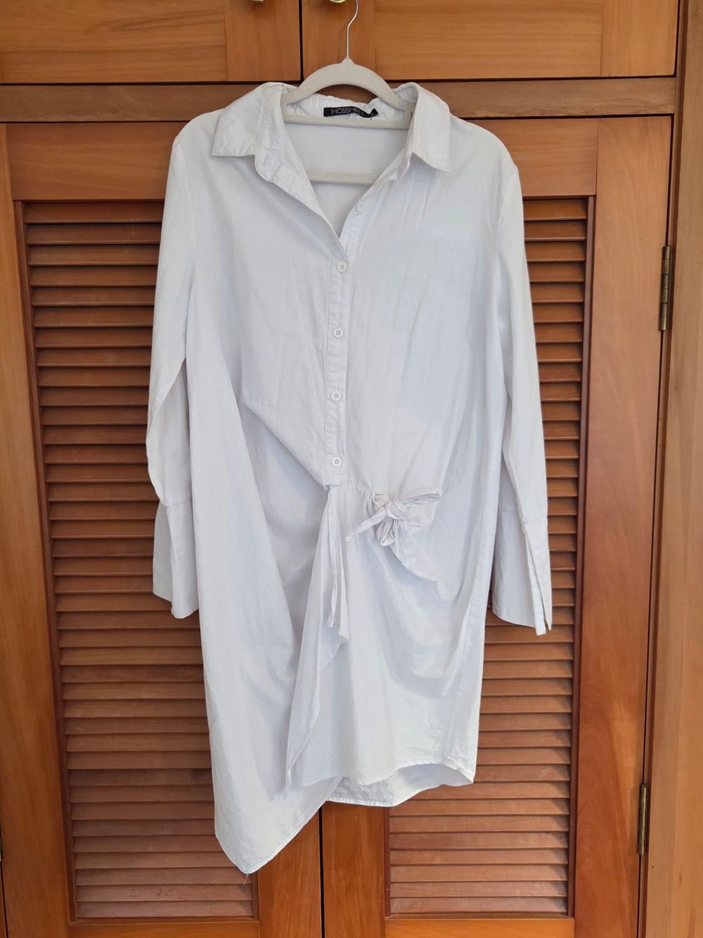 mossman white shirt dress Buy Mossman White Fixation Maxi Shirt Dress in Cotton For Women Online