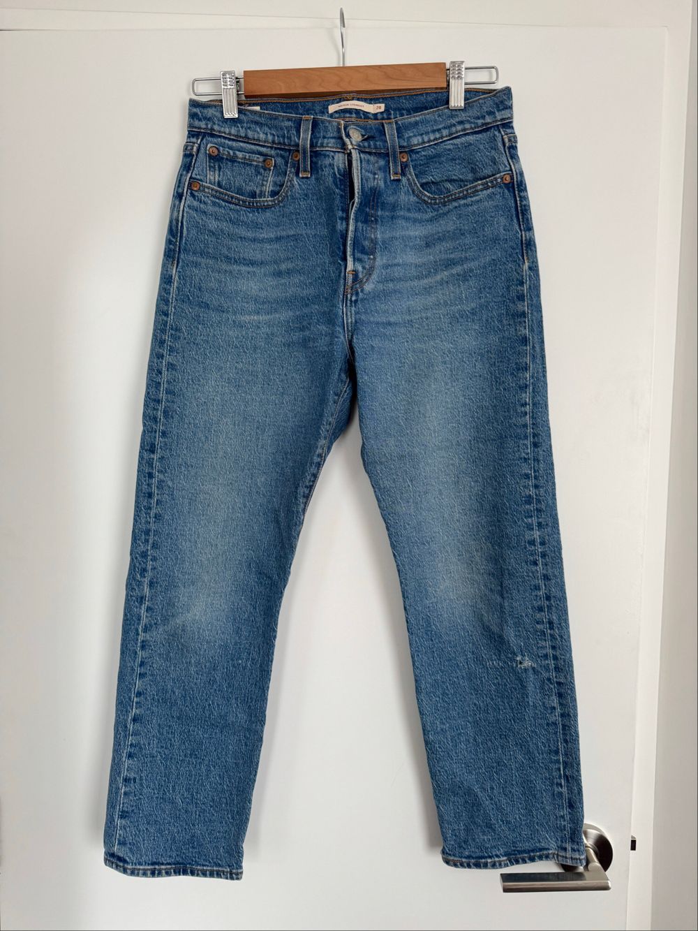 Levi's Blue Wedgie Straight Jeans