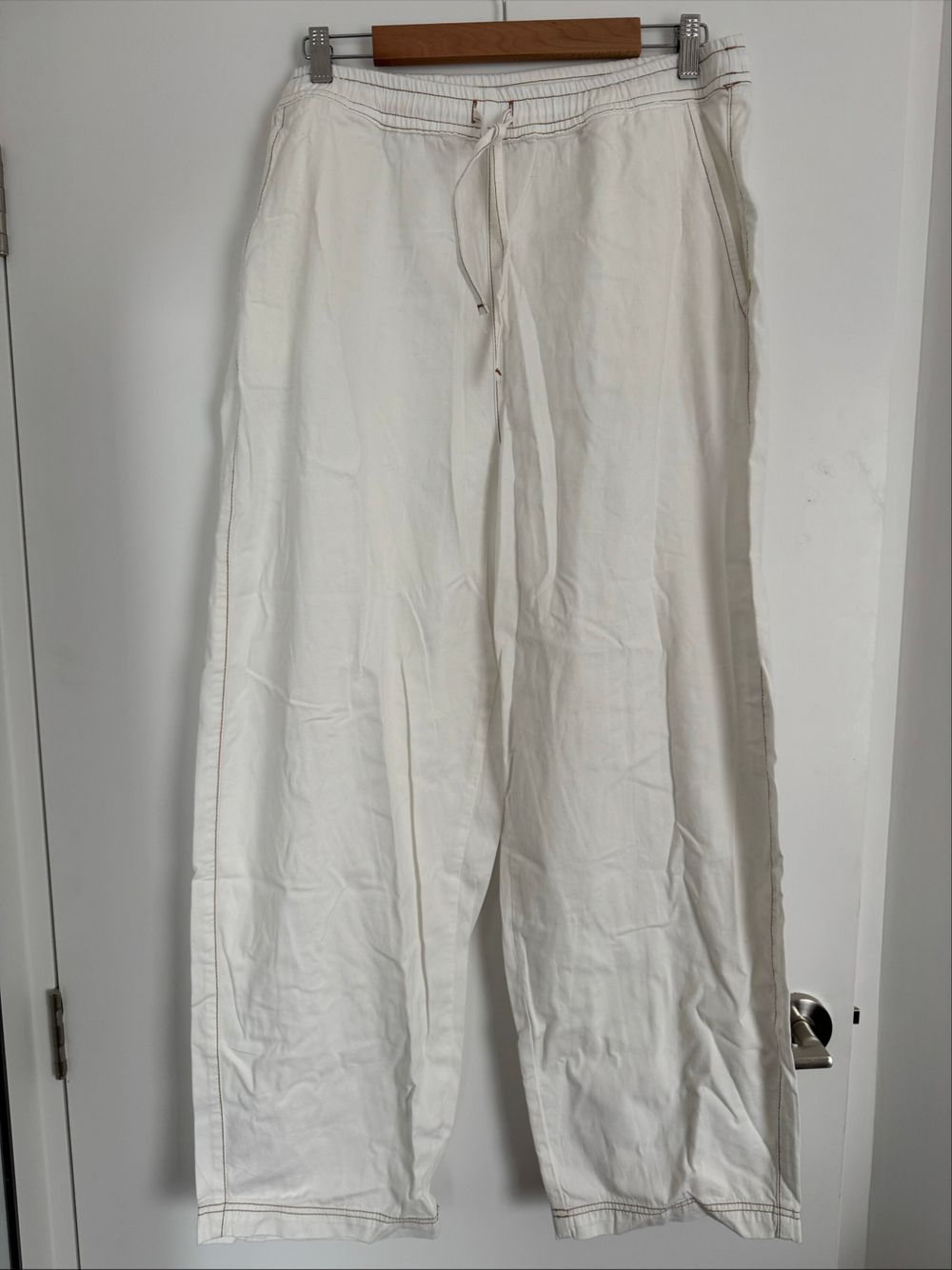 Reclaimed Vintage White Cotton Pants