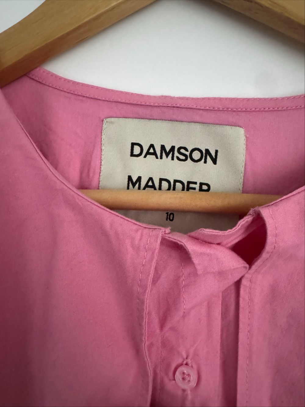 Damson Madder Pink Embroidered Shirt
