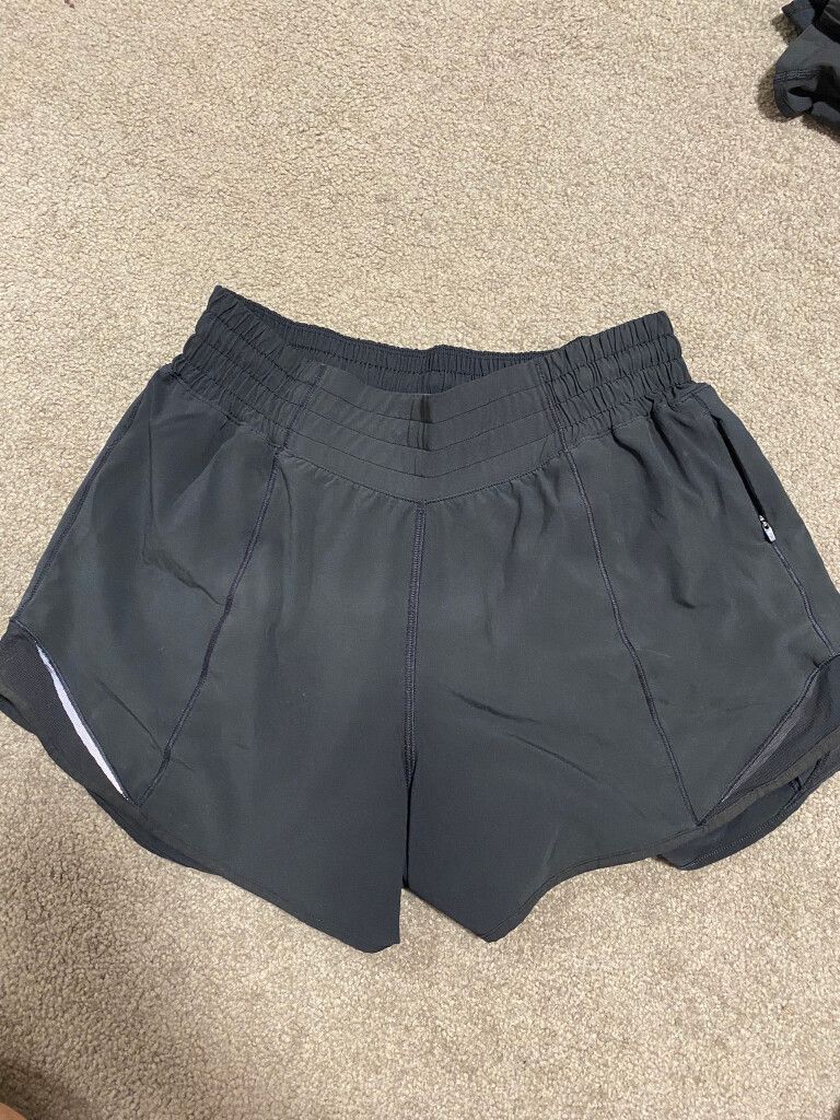 Black lulu Running Shorts