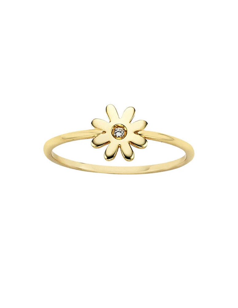 Mini Daisy Ring Gold