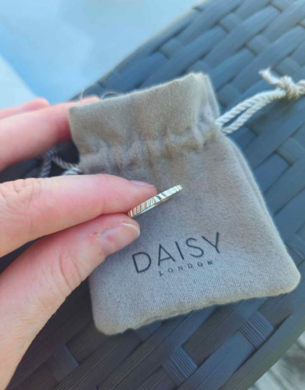 Daisy London sterling silver ring - Size N