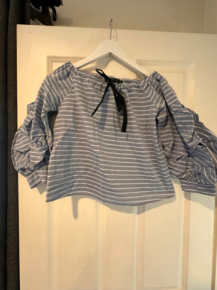 Zara Balloon Sleeve Top