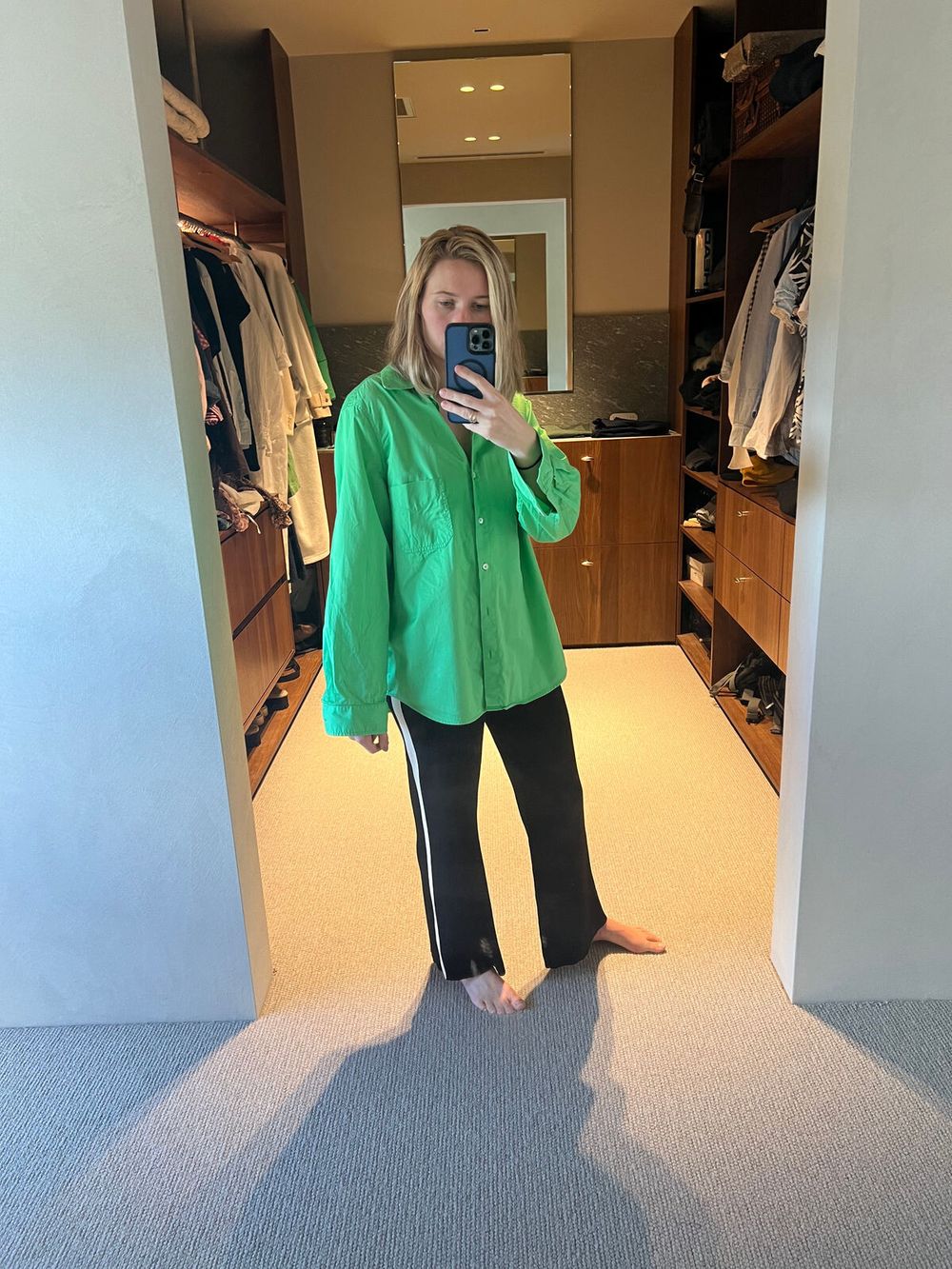 Maggie Marilyn Green Button-Up Shirt