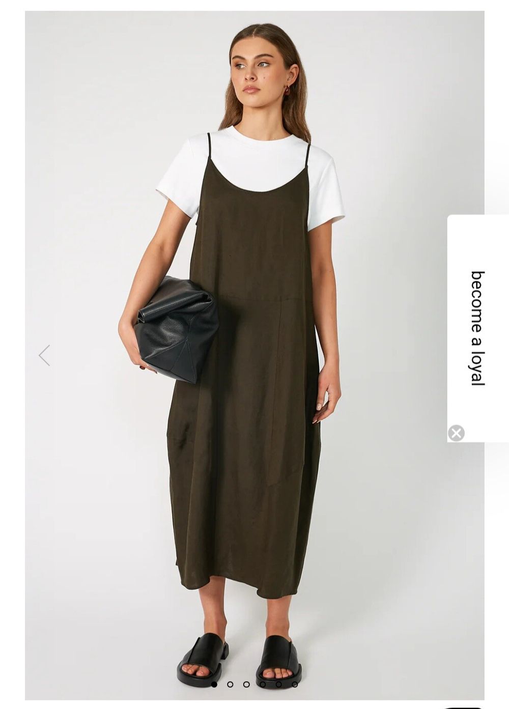 Moochi Ember Dress in Olive