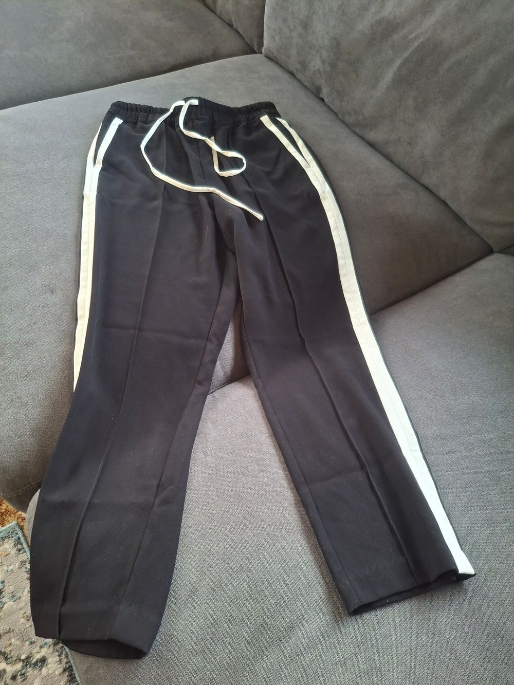Whistle tapered side stripes pants