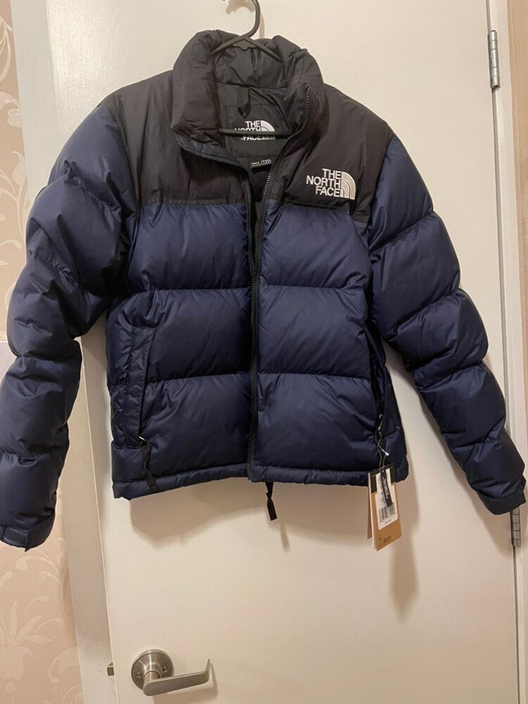 Boohoo Grey Camo Padded Jacket The North Face The North Face Navy
