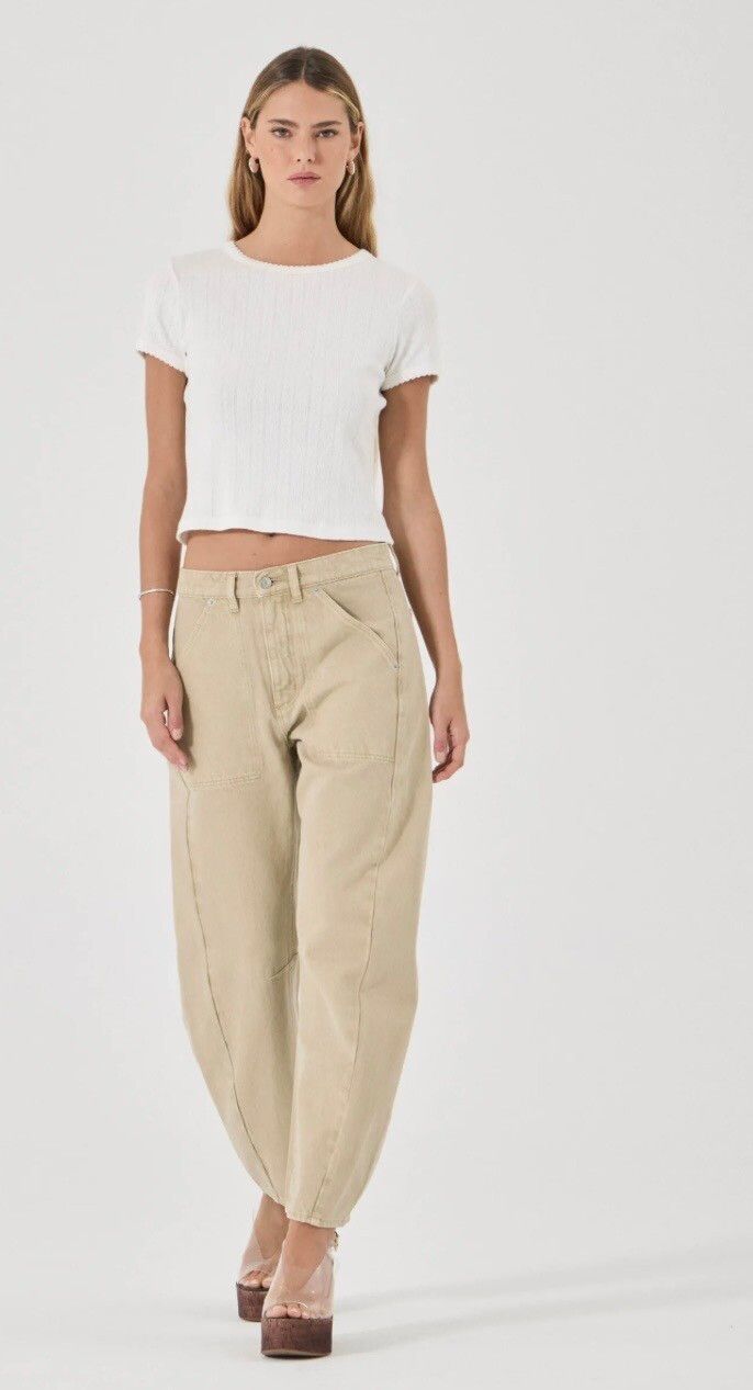 Arc barrel trade Jean - sand