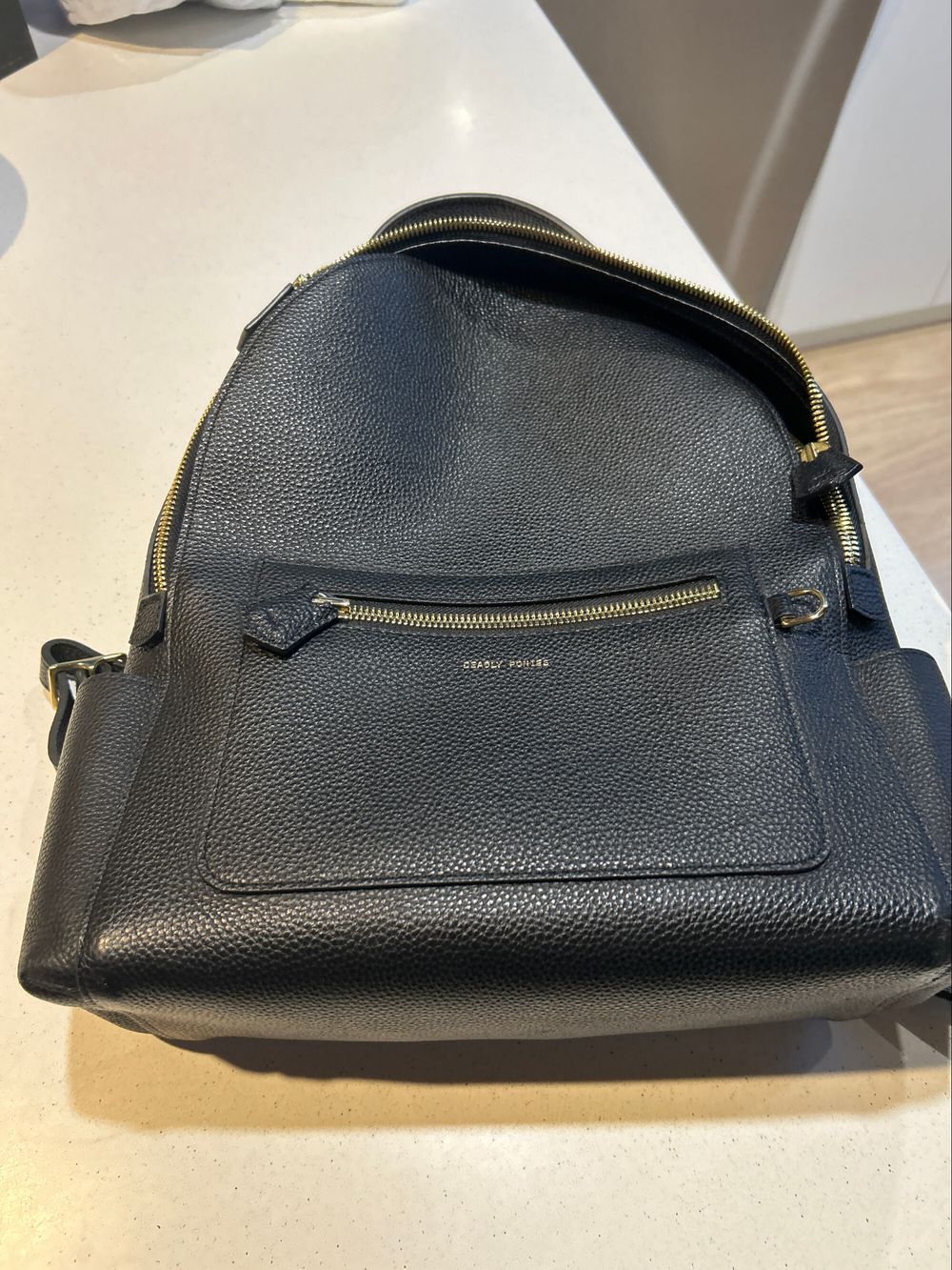 Deadly Ponies Leather Backpack
