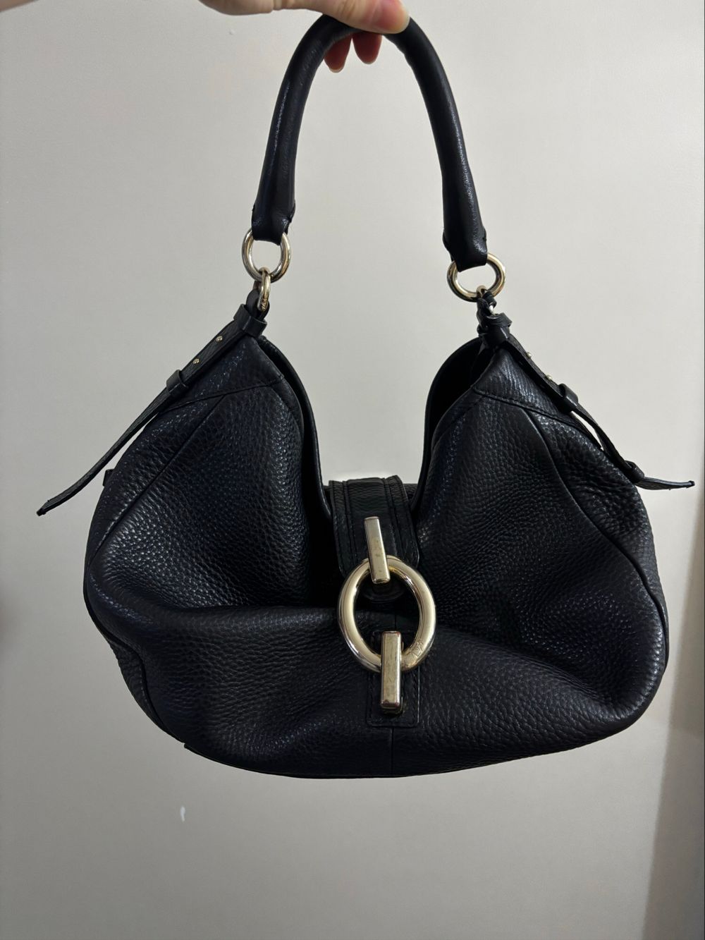 Diane Von Furstenberg Black Leather Bag