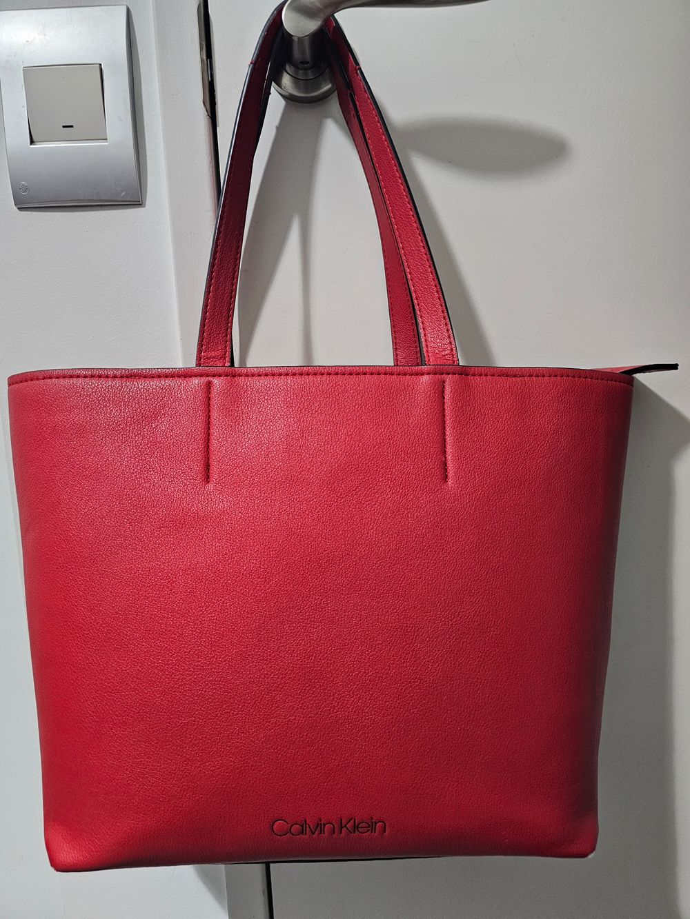 Calvin Klein Red Tote Bag