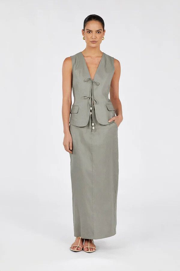 Brand New DISSH LUCCA VINE MIDI SKIRT Size 6