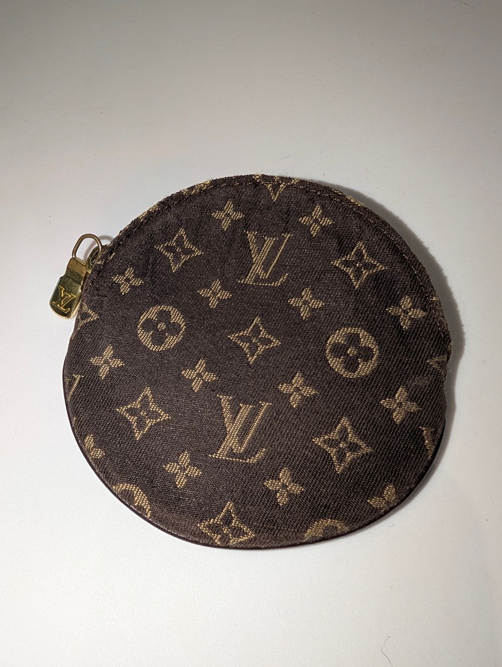 Louis Vuitton Monogram Porte Monnaie Rond Coin Case CT1097 2007 Discontinued