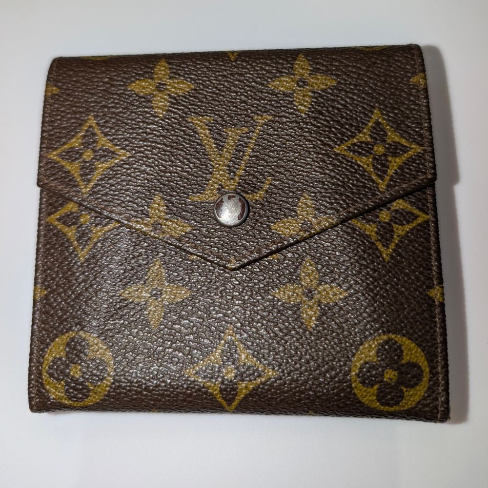 Louis Vuitton Monogram Wallet Vintage Authentic Trifold Made in France 1987