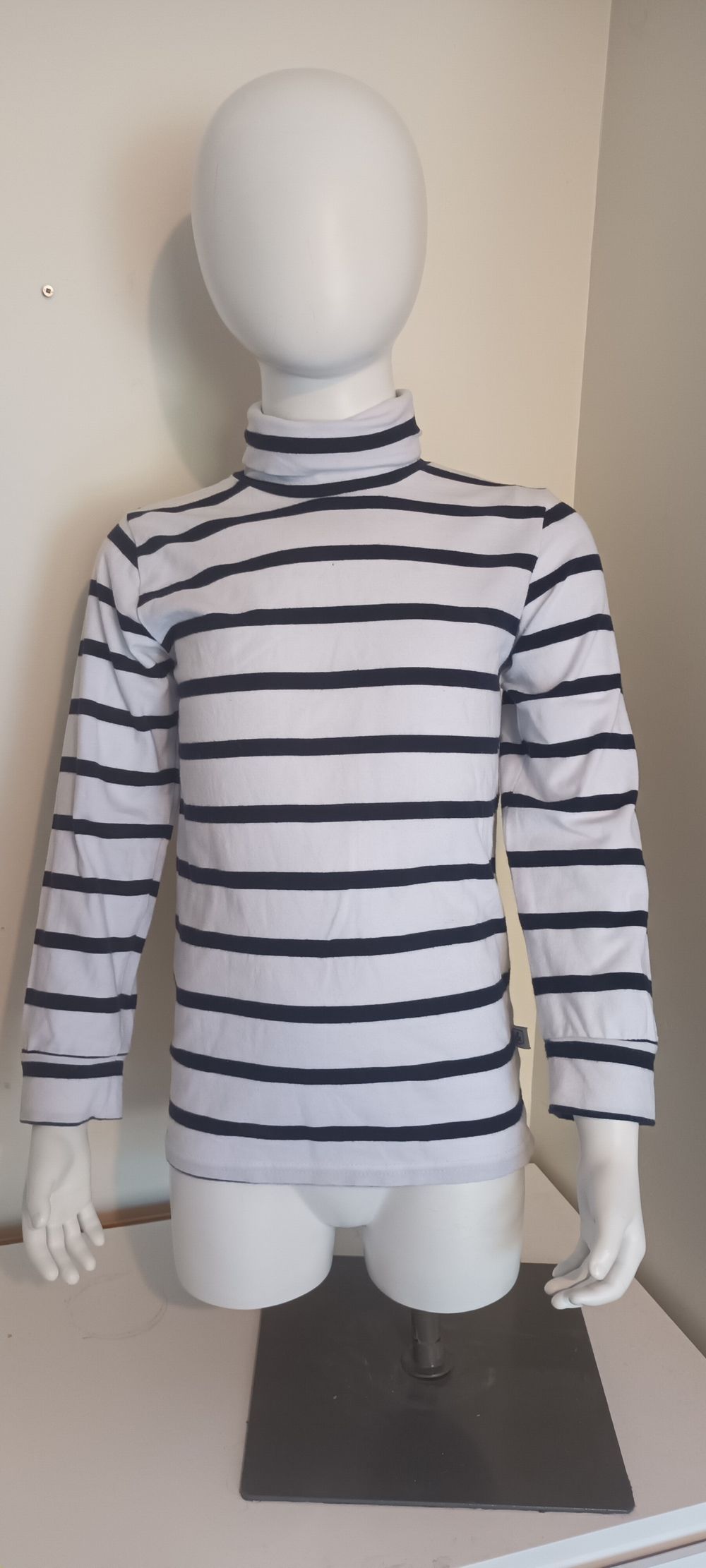 Striped turtle neck