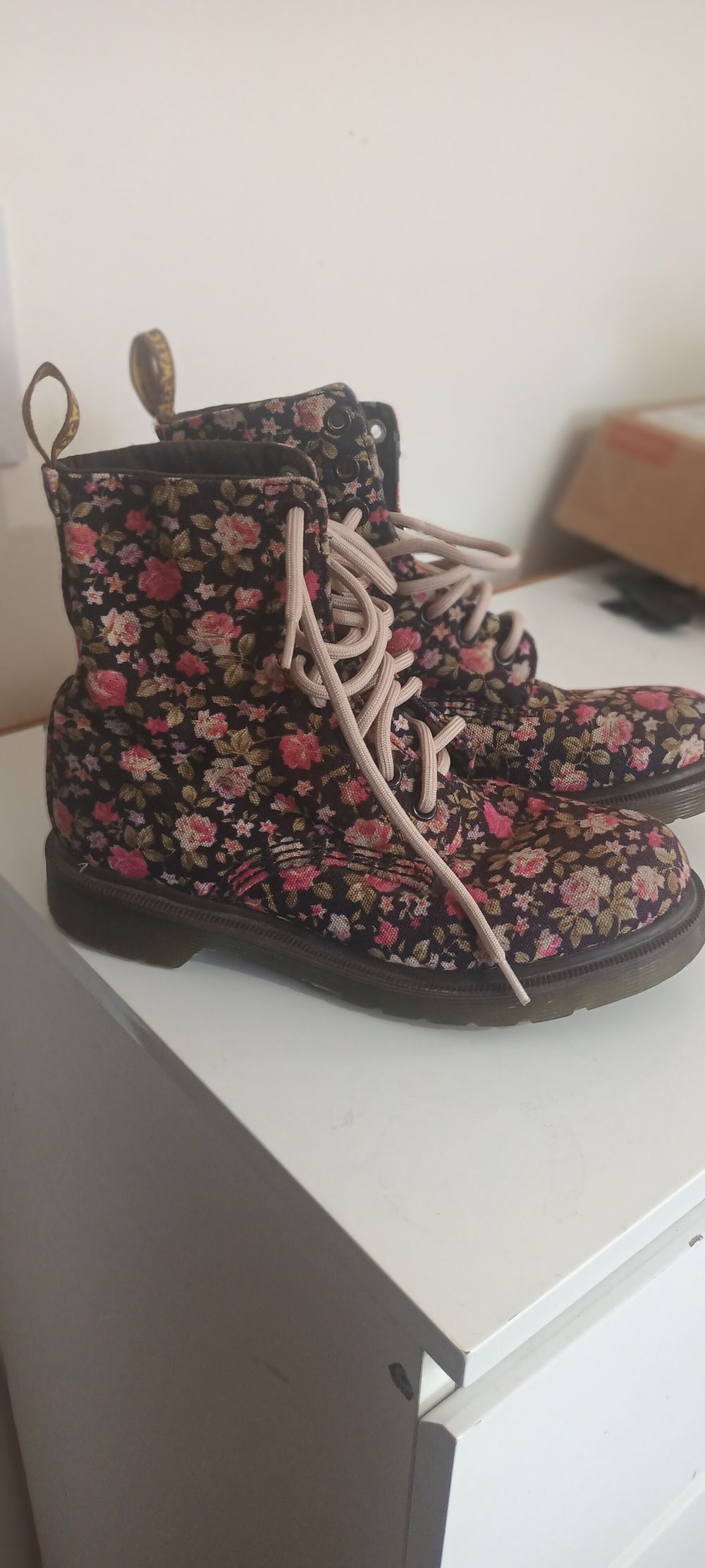 Dr. Martens Floral Boots