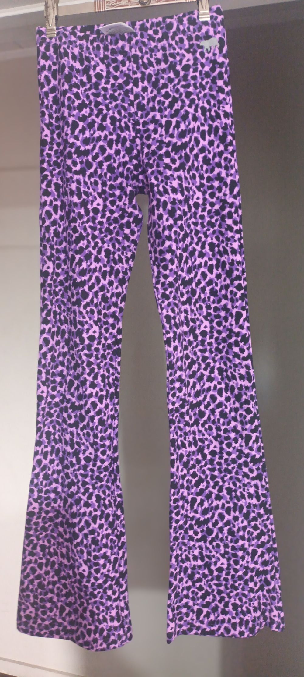 Running Bare girls flare tights