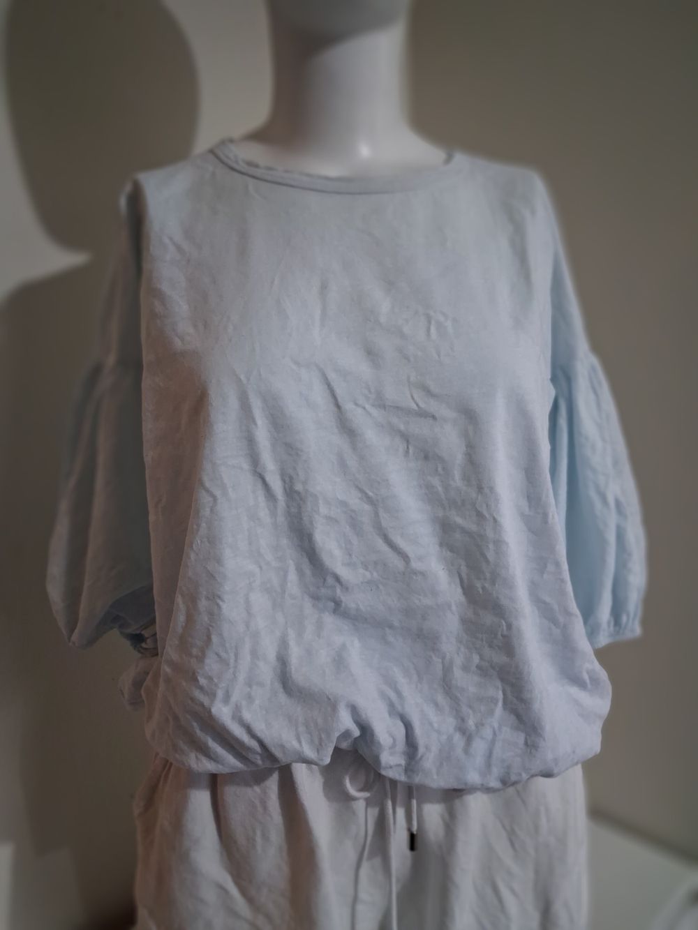 MAX Light Blue Cotton Top