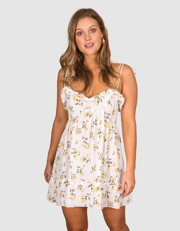 New floral mini dress
