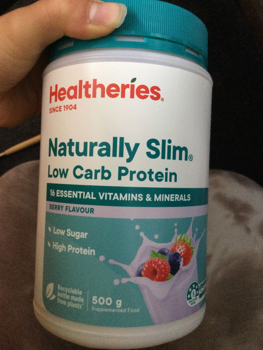 New berry protein powder