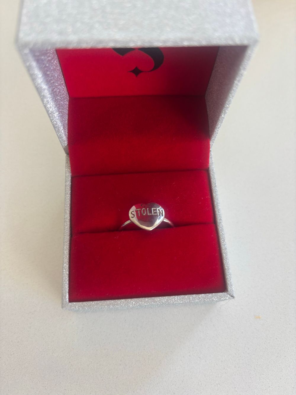 stolen girlfriend heart ring