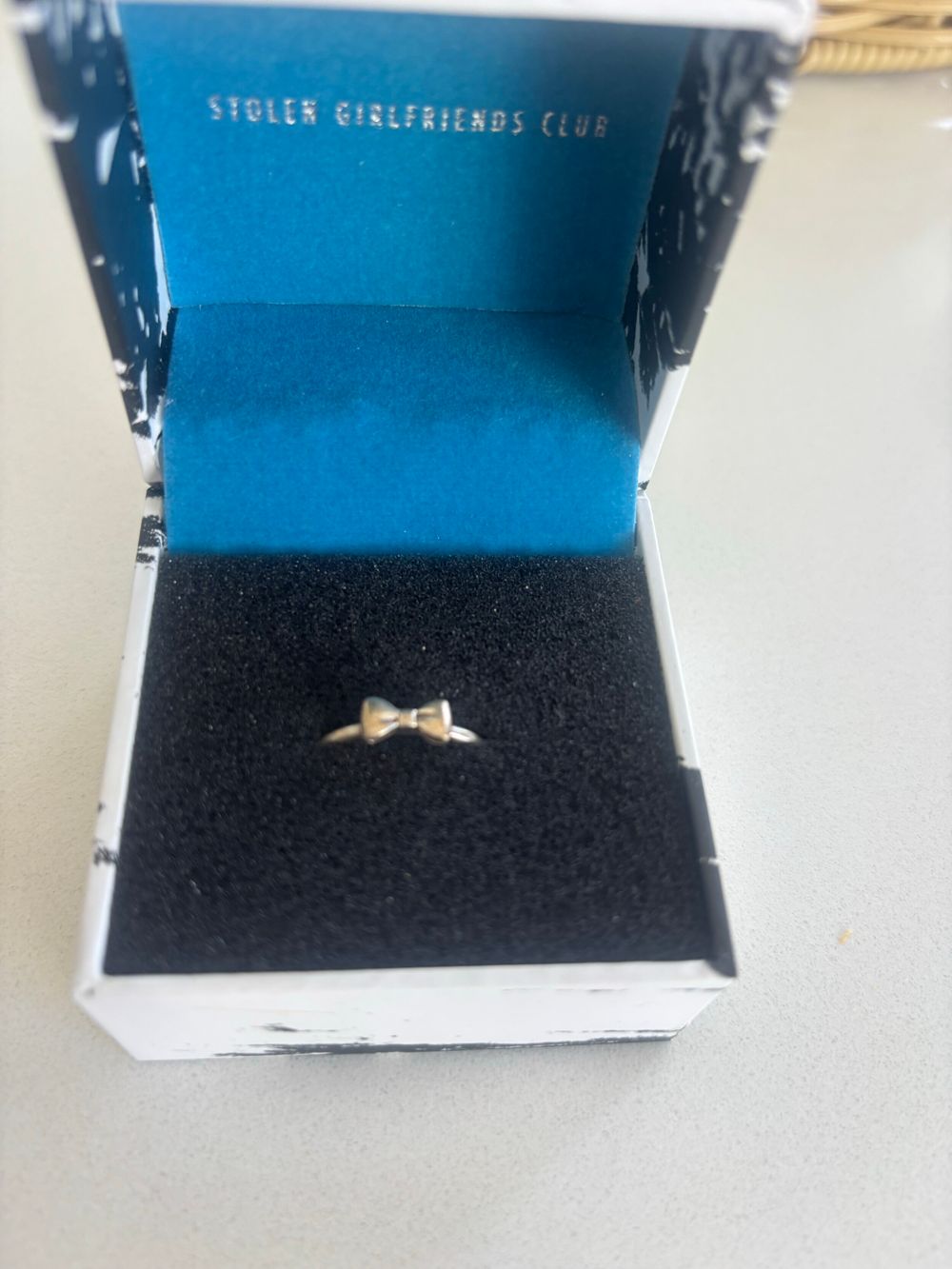 Stolen Girlfriends Club Silver Bow Ring