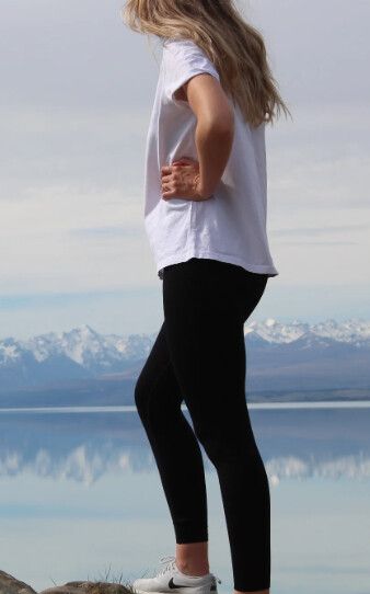 Black Ribbed Leggings